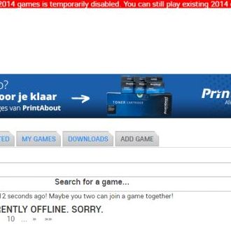 Servers down