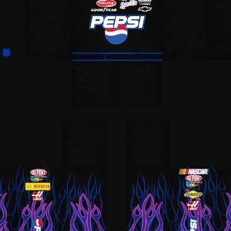 jeff gordon purple flame suit pepsi 2008 24 swag