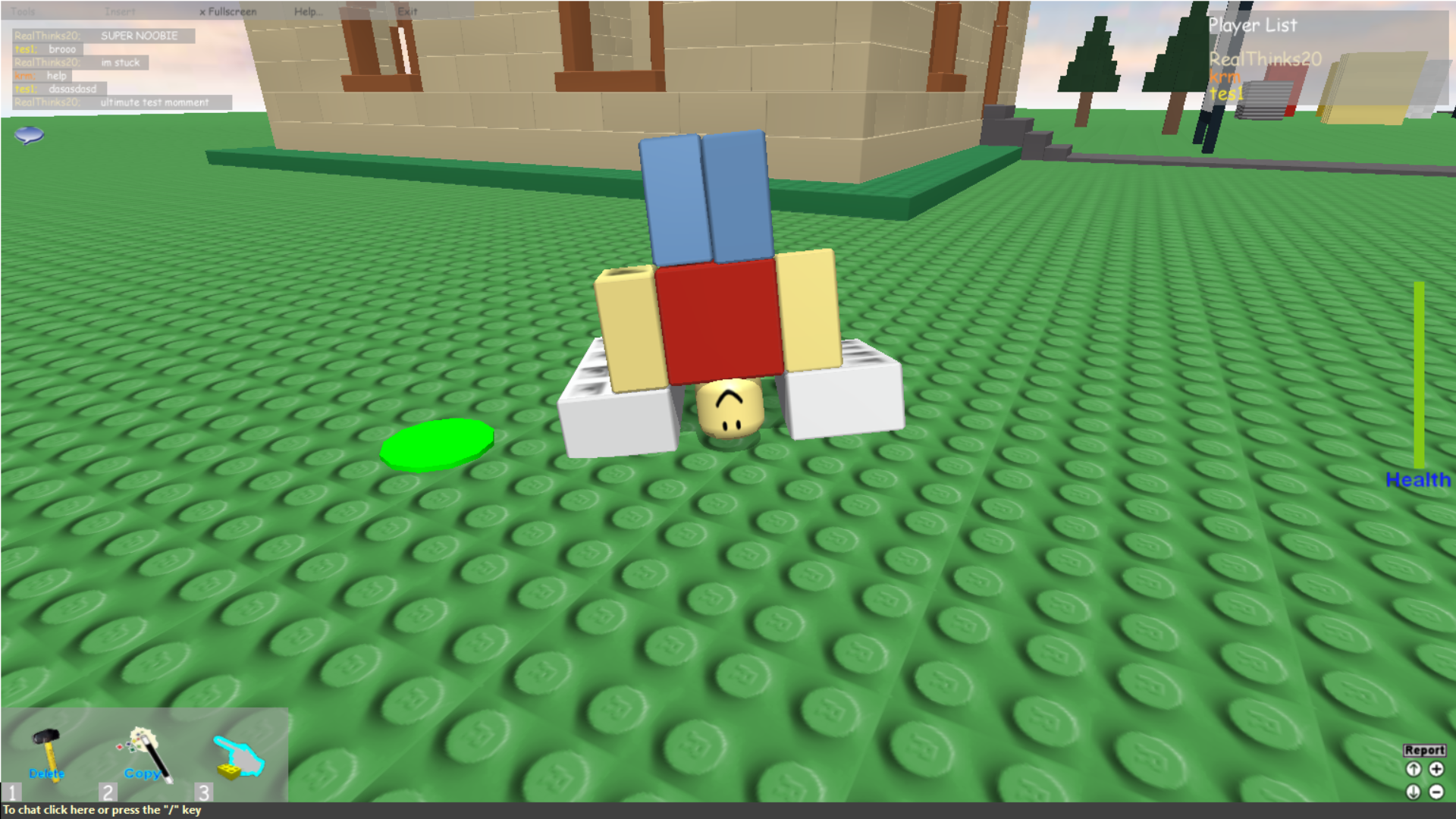 ROBLOX early 2009 photo