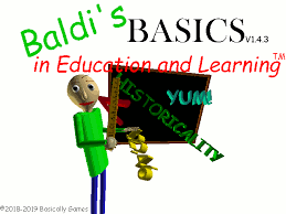 Baldi's Basics menu