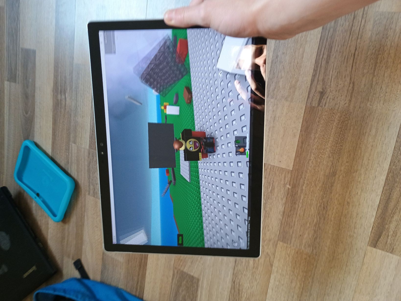 Austiblox on a Tablet
